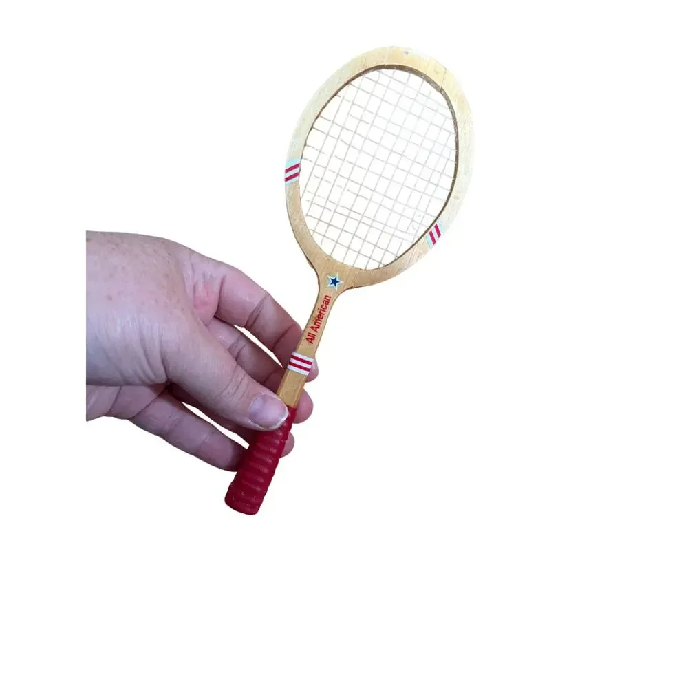 Vintage 1997 American‎ Girl Peasant Company Molly Tennis Racket set